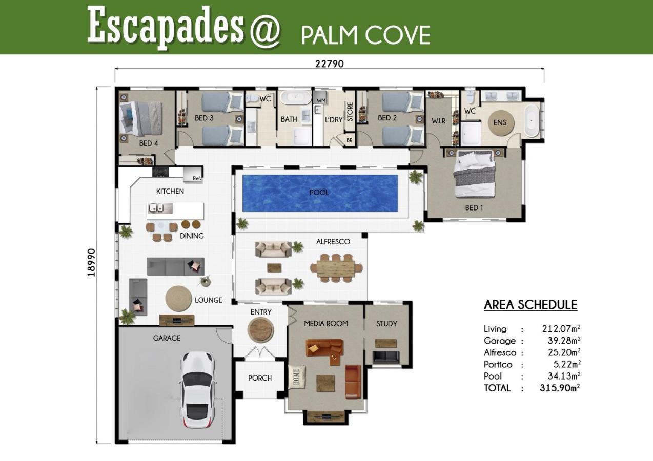 Escapades @ Palm Cove Villa Exterior photo